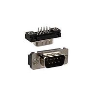 NorComp 191-009-223R571 ຕົວເຊື່ອມ D-Sub - ຄວາມໜາ້ຄົງມາດຕະຖານ 9POS Fml 5A ສະຫຼອງເຫຼັກ Bk 4-40 Stdoff ມີການລັອກບອດ