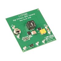 Analog Devices DC1342B ບົດທົດສອບຕົວຄວບຄຸມແຮງໂຕະສະຫຼຸບ - ຕົວຄວບຄຸມແຮງໂຕະສະຫຼຸບ LT3758EMSE Demo Board - SEPIC, Vin: 18V
