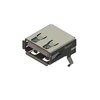 EDAC 690A104-223-020 ຕູ້ການເຊື່ອມ USB Type A USB Type-A Au flash plating right angle PCB tails shell insulator wht