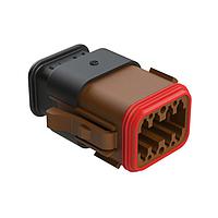 Amphenol SINE Systems AT06-08SD-SRBR ຕົວເຊື່ອມຕໍ່ລົດຍນຕະຫລາດ 8 ຂາຍຮັບ. ຕຳແໜ່ງກະແຈ D ມີການປ້ອງກັນການດຶງ