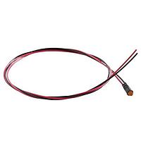 BIVAR PM3ADW6.0 ຕົວບອກສະແດງຕະແຜ່ນ LED ສີແດງເຫຼືອງ 610nm 25mcd ເລນສແບບກະຈາຍແສງ ສາຍສື່ງ