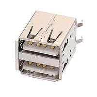 Wurth Elektronik 614008235023 ຕົວເຊື່ອມ USB Type A WR-COM Type A 2x4 ແບບຕັ້ງຕົວຄູ່