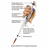 WITEG WI.5.402.950D ປິເພດເຕີວາວີເອບເລ, ແບບປະສົມພິເສດ 1000~5000ul
