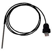 Ezurio 455-00124 ສາຍວັດອຸນຫະພູມ RTD Temp Sensor Cable Assembly, -100C - +100C, 50mm x 4.0mm SS Probe, 2000mm Cable Length