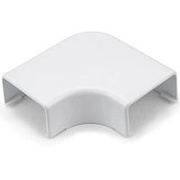HellermannTyton TSR3W-25-1 ປົກຄຸມມຸມຂອງທ່ອສາຍໄຟຟ້າ & ທາງຜ່ານສາຍ, 1-3/4", 1" ລະດັບການອ້ອມ, PVC, ສີຂາວ, 1/bg