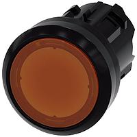 SIEMENS A6X30136694 Flat Button ILLUMINATED PUSHBUTTON. AMBER