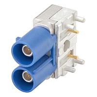 Rosenberger 59S2AA-400A5-C ຕູ້ເຊື່ອມ PCB FAKRA R/A Plug PCB ມີກະແປງສີຟ້າ
