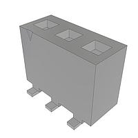 Samtec FHP-03-02-T-S ພາວເລີ້ມໃຫ້ກັບບອດ .156" ພາວເອຍ ໂຊເກດສະຕຣິບ