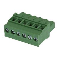 Molex 39533-7006 ປລັກ 5.08MM EURO PLUG VER UG VERT RWE GRN 6CKT