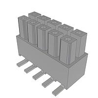 Samtec IPS1-105-01-S-D-VS ພາວເລີ້ມໃຫ້ກັບບອດ .100" Mini Mate(R) ອິສເລດພາວເລີ້ມຕໍ່ຕົວເຊື່ອມພວມຊອກເກັດ
