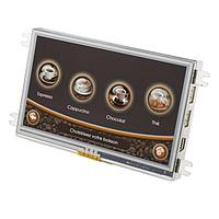 Clairitec FA49-02469 ອຸປະກອນຕິດຕໍ່ຄວາມຕ້ອນ 4,3'' Resistive / RS232 + CAN / 6-36V / 32MB