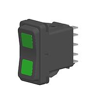 Carling Technologies VDD2UHH1-1KK00-000 ປ່ຽນກົດປອດໄພ Contura Sealed Rocker Switch VDD2UHH1-1KK00-000