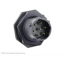 Eaton Souriau-Sunbank UTSX7147PSEK9 ຮອບຮວມ Jam nut receptacle, ບໍ່ມີ backshell, ມີ 7 ຕິດຕໍ່ PCB ຊາຍ, IP68/69K