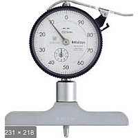 MITUTOYO 7210 ເຄື່ອງວັດແທກຄວາມເລິກ (0-10mm x 0.01)