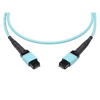 Molex 106283-0247 ສາຍເສັ້ນແສງໄຟເບີ QSFP-DD MPO-to-MPO P Cord 50/125um 3mm Multi 16 Fiber OM4 7.0m Lgth Aqua