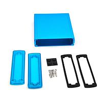 Bud Industries EXN-23361-BLP ກະບອງປິດ PCB ອະລູມິເນຍອອກແບບດີດຊອກ ສີຟ້າ ມີຝາພລາສຕິກ (1.6 X 5.8 X 6.7 ນິ້ວ)