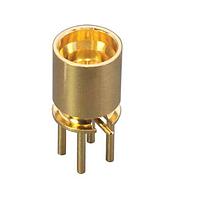 Linx Technologies - TE Connectivity CONSMP001-2-G ຕົວເຊື່ອມ SMP Connector Plug, Male Pin 50Ohm Surface Mount Solder