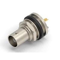 AMP Connectors - TE Connectivity 414217-1 ຕົວເຊື່ອມ BULKHEAD JACK 75 OHM