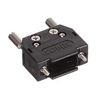 Amphenol CONEC 165X10139X ຝາຫົວຫຼັງສອງສ່ວນ 9P DSUB ຝາພລາສຕິກ ອອກສາຍສົດເສັ້ນກົງ
