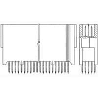 AMP Connectors - TE Connectivity 5149009-7 ບອດ ເຖິງ ບອດ ແລະ ມີຊານີນ ເຊື່ອມຕໍ່ MS 738PLUG 160 ASSY