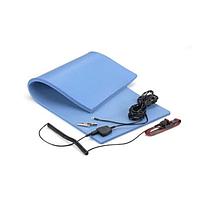 Desco S1512-301200 ແຜ່ນພື້ນ 3 ຊັ້ນ 3-LAYER VINYL MAT ສີຟ້າ, 30" X 100 FT X 0.125"