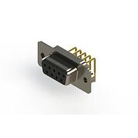 EDAC 630-M09-640-BN2 ຕົວເຊື່ອມ D-Sub - ຕົວເຊື່ອມ D-Sub ມຸມຂວາ ຄວາມໜາແບບມາດຕະຖານ