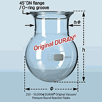 DaiHan SL.Re2171 DURAN-ແກ້ວ Vacuum/Pressure ເຄື່ອງປະຕິບັດຮອບ, DN 200, 50,000~56,000(ເຕັມ)㎖, 0.5 ບາ.