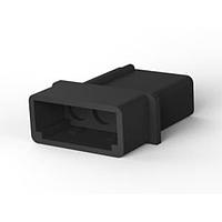 AMP Connectors - TE Connectivity 1-480305-9 ຕູ້ແບບຖົງແລະປະຕູກຕໍ່ 03P CMNL CAP HSG F/H