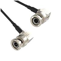 Amphenol RF 095-850-257-024 ການປະກອບສາຍ RF BNC ປລັກມຸມຂວາ ເຖິງ BNC ປລັກມຸມຂວາ RG-174 50 ໂອມ 24 ນິ້ວ (610 mm)