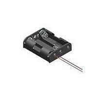 Keystone Electronics 2465 ຖານຢືດແບດເຕີຣີ AA Battery. HOLDER 6" LEADS