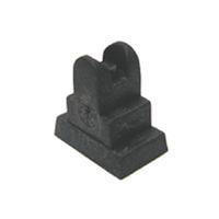 Essentra Components EFA02-14-001 ຝາຝຸ່ນແລະສາຍລຶບຝາຝຸ່ນ, ສີດຳ, ຕິດຕໍ່ SC