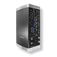 Arbor Technology ARES-1970-E-6300U R1.0 ຄອມພິວເຕີກັບກັບຕູ້ຕິດຕັ້ງ Intel Skylake U, i5-6300U, 4 POE AT, 4 RS-232/422/485, 4 USB 3.0, 32Bit DIO, HDD swappable, 9 36V DC. 4GB Memory
