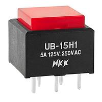 NKK Switches UB15SKW035C-CC ປຸ່ມກົດສະຫນອງ ON(ON) BRT ແດງ Ag PC