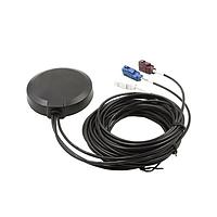 Quectel YEMA003AA ເຄື່ອງຮັບສະຫນາມຫຼາຍໂປໂຕຄອນ ອະນເທນພາຍນອກ, GNSS/LTE, L=3M, GNSS (C, ສີຟ້າ) Cellular (D, ສີເບີກຊີວ ໂວໄອເລດ)