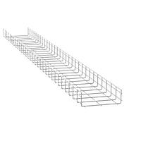 Panduit PWBCB8WH ຂົນສາຍແລະທາງຜ່ານສາຍ ຂາຍຍືດຄັນທິລິເວີ 8", WH, Panduit Wire