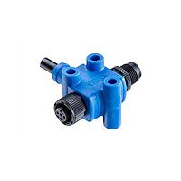 Amphenol LTW HPC-050500-FM0-TSA04 ສາຍ T NMEA 2000, ສາຍ T, ພລາສຕິກ, 4A, 05 ກິ້ນ, ການດັບສອງ, (ສິ້ນ 1) ຍິງ ຍິງ, (ສິ້ນ 2) ຜູ້ຊາຍ ຜູ້ຊາຍ, ຄວາມຍາວ 4000mm, IP68