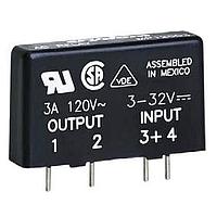 Sensata Technologies - Crydom MPDCD3-B ບົດຄວບຄຸມ PCB SIP SSR 60VDC 3A, 3-32VDC, N.C.