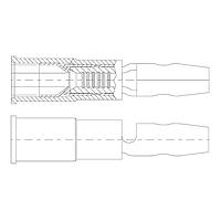 Molex 19036-0007 ປຸ່ມຕົວຕິດ SNAP PLUG ON TAPE (B-879T)