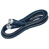 AIM-Cambridge / Cinch Connectivity Solutions 675FFPB ສາຍສັ້ນ RF RG59 ຕົວຍອດ FEMALE - FEMALE ສີດຳ, 75 ຟຸດ