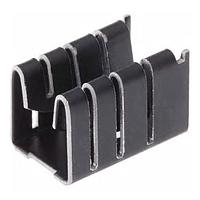 Aavid PF433G ອຸປະກອນລົງປະຕິບັດຄວາມຮ້ອນສໍາລັບ TO-220, ຕັ້ງຕົ້ນຢູ່ຕົວຢ່າງຕົວຢ່າງບໍ່ມີແທບ, 20.3 ອົງສາ C/W, ສີດ້ຳກ່ອນ