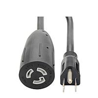 Tripp Lite P023-001 ສາຍຕໍ່ຂະຫນາດ AC ມີລັອກ 14AWG 15A 1' L5-15P TO 5-15P