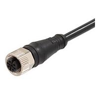 Molex 1200652308 ເສັ້ນສາຍເຊນເຊີ / ເສັ້ນສາຍອັກຊວເຕີ CSE M12 SE 8P AC FE STR WSOR 5M UNSH BK