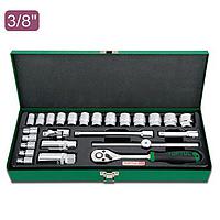 TOPTUL  GCAD2501 - 25PCS 3/8 inch DR. Socket Set
