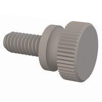 Essentra Components 090832037TB ກຸມນິ້ວມີລັກສະນະລະດັບຂອງກຸມນິ້ວ Knurled Thumb Screw, #8-32 Thread, 3/8 Lg