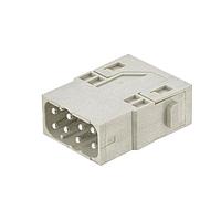 HARTING 09140085001 ໂມດູນ Han EE 8pin ໂມດູນ ຊາຍ ກົດເຂົ້າສຳລັບ AWG 20-14 (0.5-2.5mm)