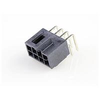 Molex 105314-1508 ຮອດເດີແລະຮາວຊິງສາຍ NANOFIT HDR RA DLR 8CKT TIN B