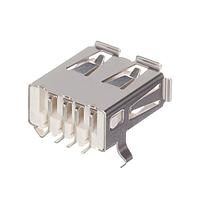 Amphenol CONEC 33UBARS1-04SW11 ຕົວເຊື່ອມ USB Type A 4POS F R/A USB SMT CONNECTOR