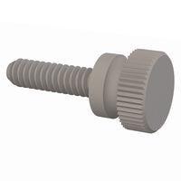 Essentra Components 090632050T ກຸມນິ້ວມີລັກສະນະລະບຽບ Knurled Thumb Screw, #6-32 Thread, 1/2 Lg