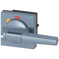 SIEMENS 8UD17410AB21 ຈັບ, ແຜ່ນປິ່ນປົວ BRKR 3VA55/65/66 ROT OPER DR HDL GRY TOL