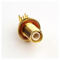 Amphenol RF 031-6528 ຕິດຕໍ່ PCB ARC TNC ມຸມຂວາ Bulkhead JK Rev Pol